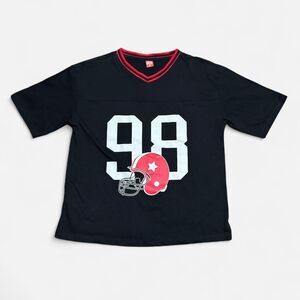 Digital darling black and red NFL number 98 small size (width 20in, length 23in)